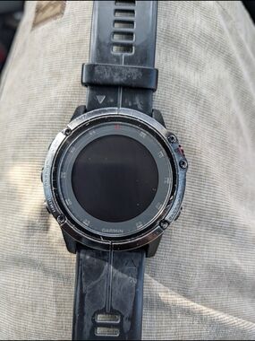 Fenix 5x Sapphire Plus Garmin black and silver GPS Sports Smartwatch 47mm